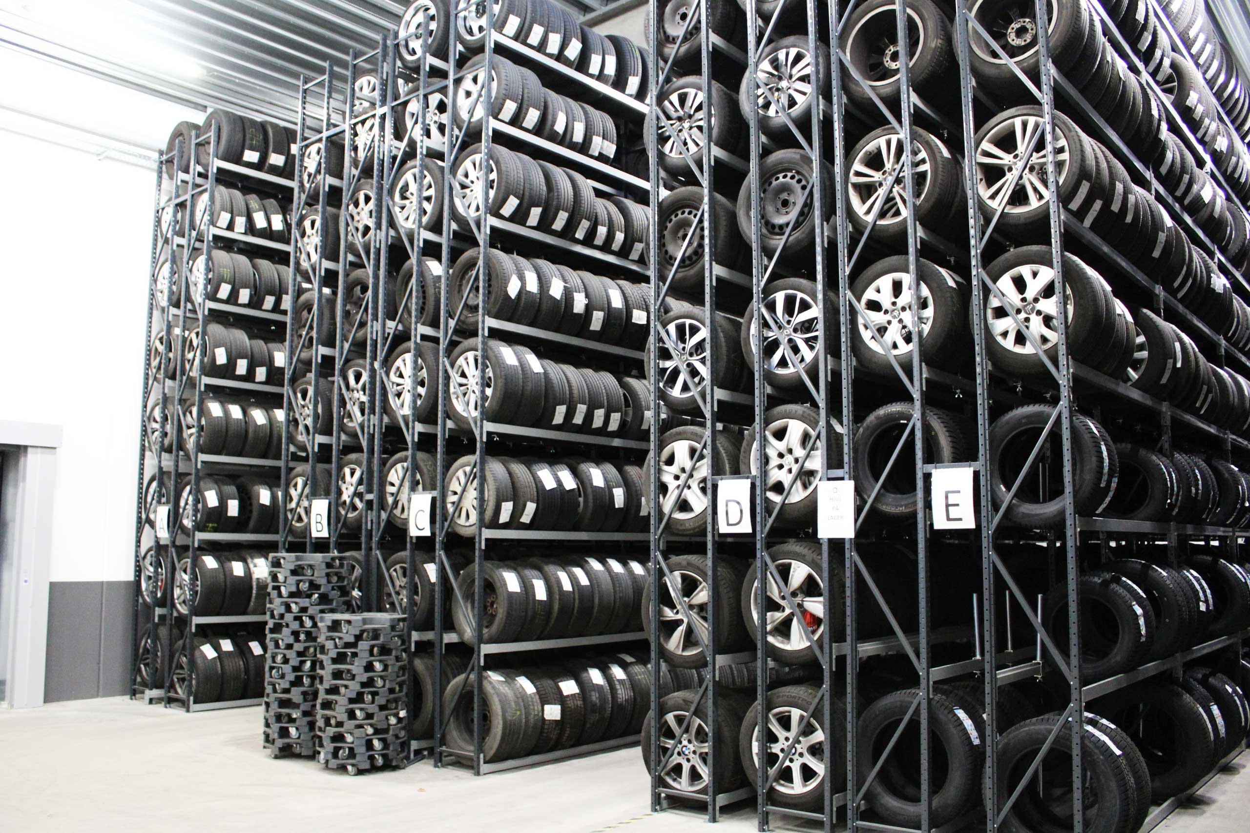 Twin racks dækreoler