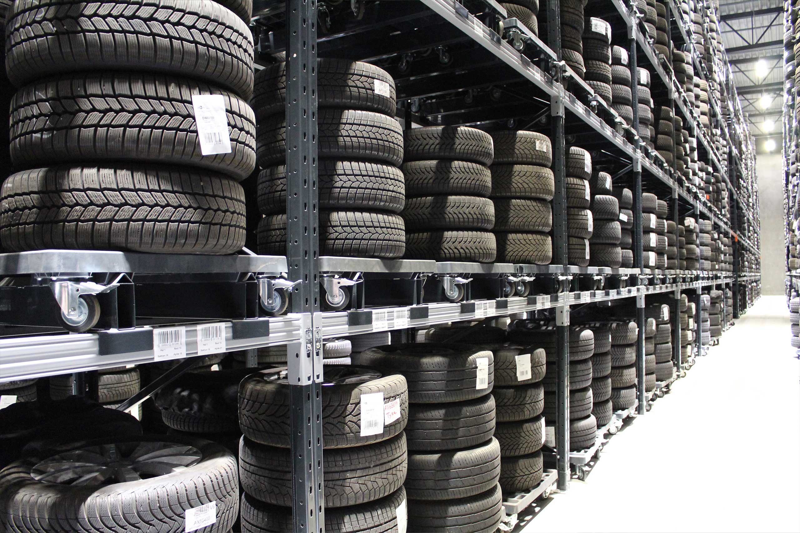 Dækreoler i et dækhotel