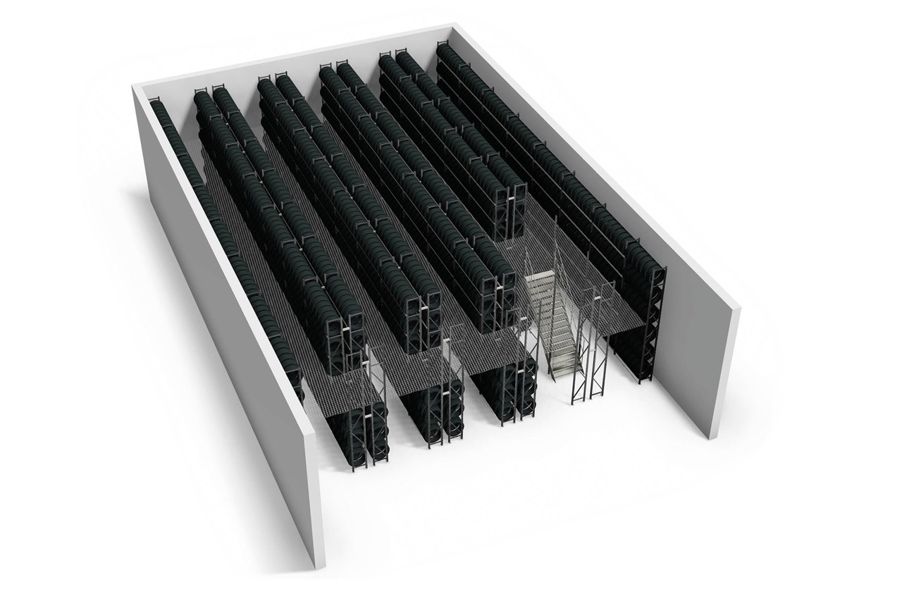 Level racks dækreoler